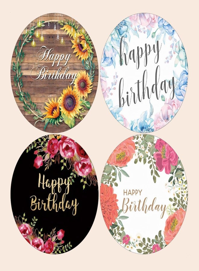 SLGIFT Vinyl Happy Birthday Theme Sticker, Self-Adhesive Vinyl Stickers, 40 Pieces, 2 x 2 Inches Round Sticker, 4 Unique Designs, R161 - Image 2